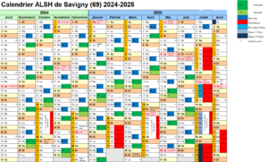 Lire la suite à propos de l’article Planning ALSH de Savigny (69)